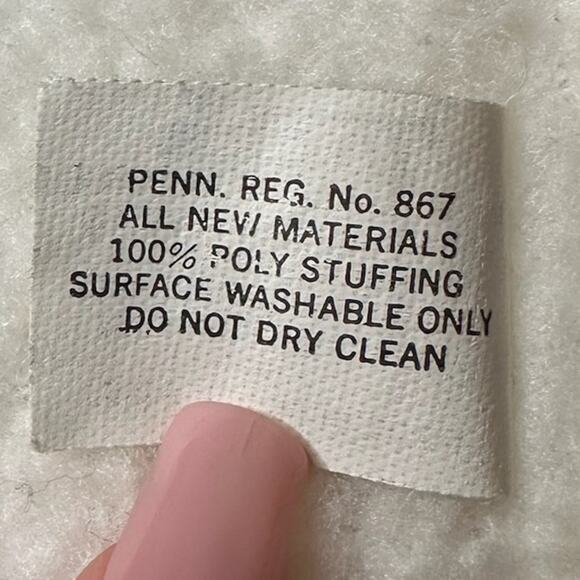 1986 Tonka Plush POUND PUPPIES White poodle Dog Toy - Picture 6 of 7